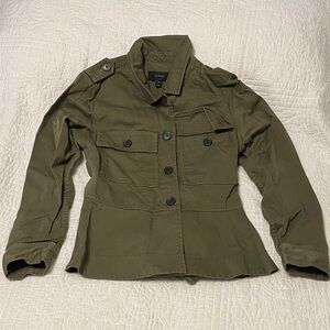 J. Crew Olive Utility Jacket